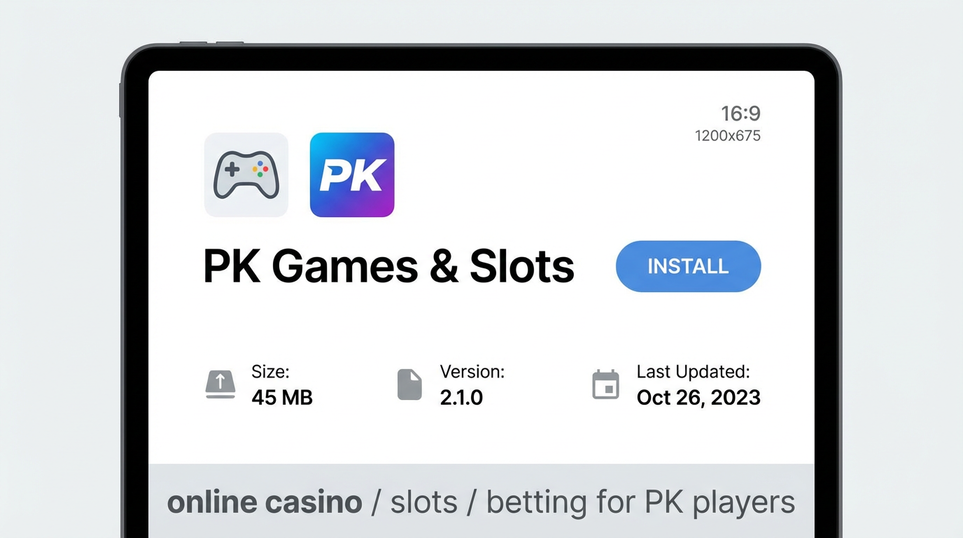 Game list for PKR 999 gameapk section