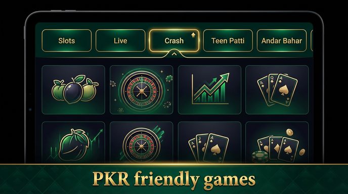 Game list for PKR 999 games section